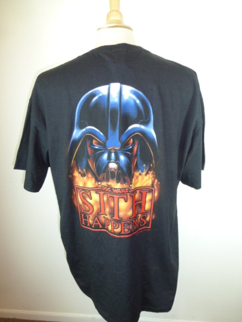 Vintage Big Dog Las Vegas Darth Vader rags to riches SITH Fundraiser t shirt xl